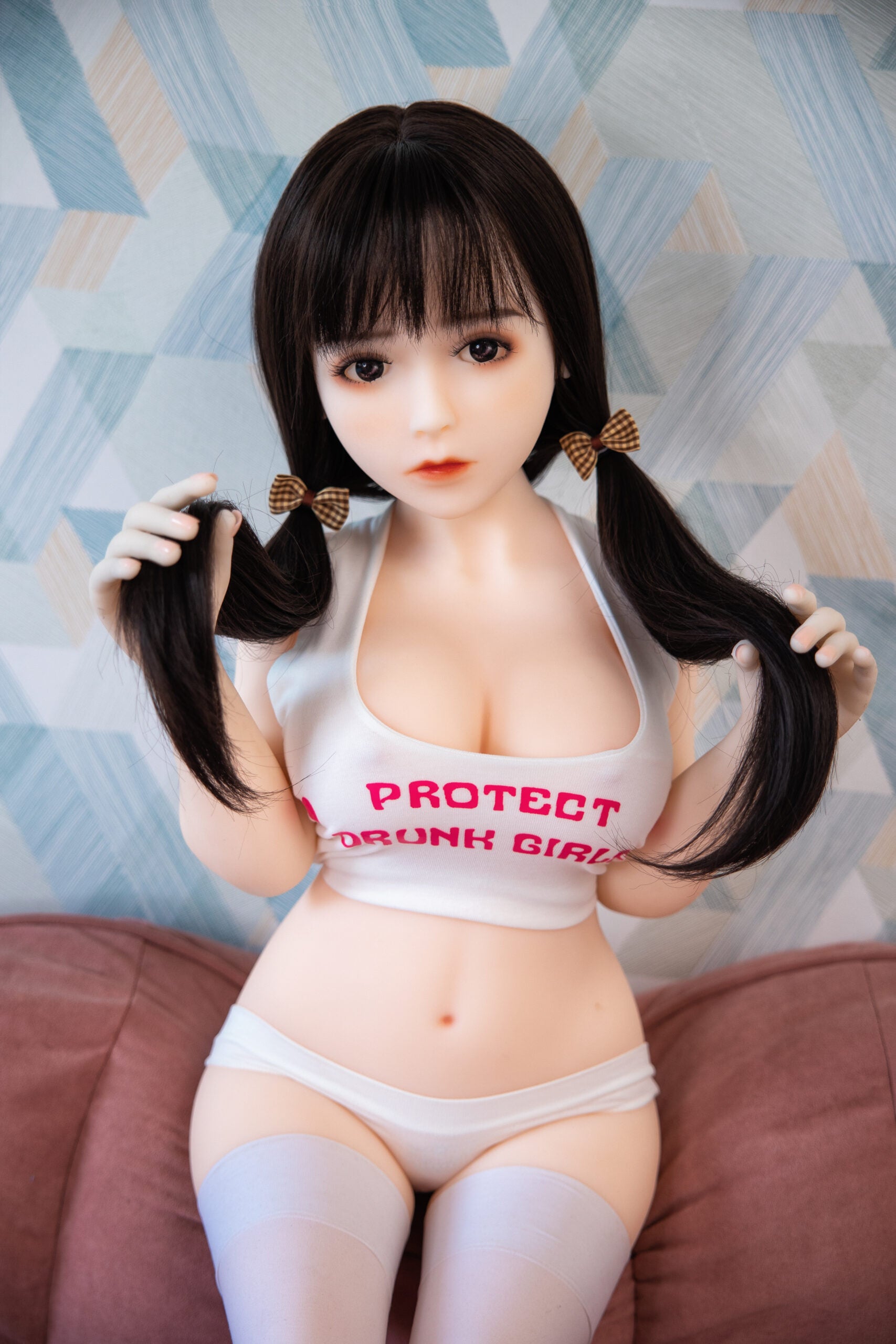 XiaoHua - Mini muñeca sexual asiática de pelo largo
